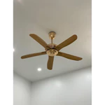 Quạt trần hiện đại 5 cánh nhựa không đèn đường kính 1m45 có điều khiển từ xa động cơ Inverter tiết kiệm điện - Lõi đồng — ảnh 6