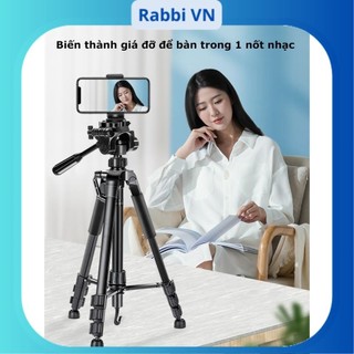 Tripod điện thoại, chân đế máy ảnh Tripod 360 cao cấp, chắc chắn RABBI