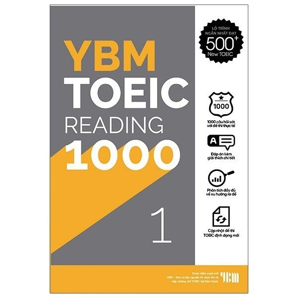 Ảnh Sách Bộ: YBM TOEIC 1000: Reading (1-2) + Listening (1-2) (Combo/Lẻ 4 Cuốn) 3