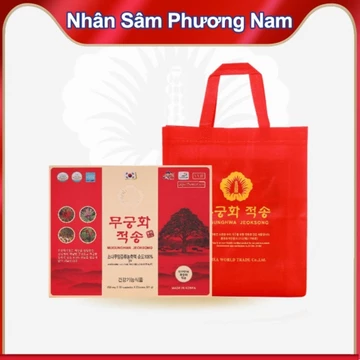 Tinh Dầu Thông Đỏ Hàn Quốc Mugunghwa Jeoksong Cao Cấp 180 viên - Giúp Thải Độc, Giảm Mỡ Máu - nhansamphuongnam