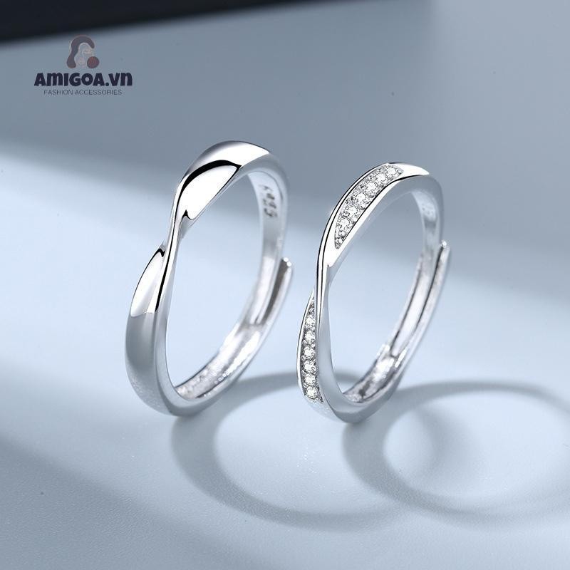 925 Silver Couple Rings by amigoa.vn