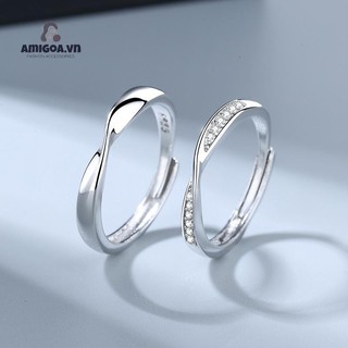 925 Silver Couple Rings by amigoa.vn