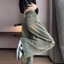 Quần jeans ống rộng, Quần bò xám bụi vàng phong cách hiện đại hot 2025 LN09