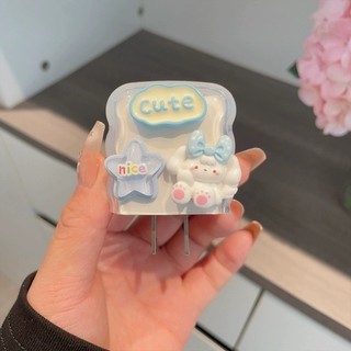 [Ngôi sao cute] Bộ phụ kiện bảo vệ củ sạc và cáp sạc cho iphone PD18/20W bằng silicon cao cấp RABBI