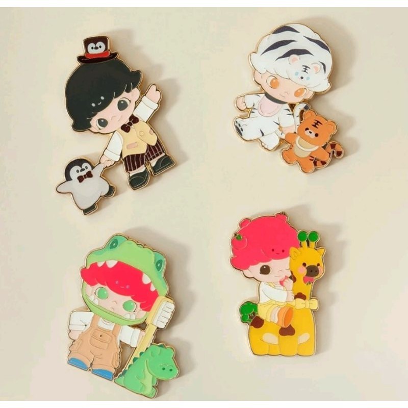 [Hàng có sẵn] Pin cài Dimoo Animal Kingdom chính hãng Popmart | Shopee ...