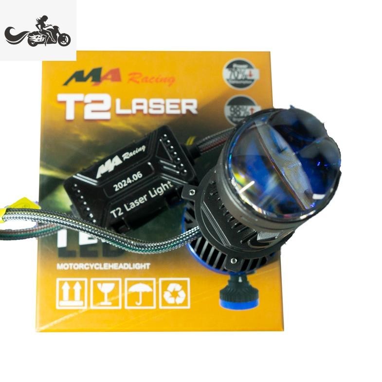 Đèn Pha Bi Led T2 Lazer MA Racing 2024 75W Nguồn 12V cắt sáng ánh sáng ...