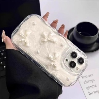 [Nơ ngọc trai] Ốp lưng iphone hoạ tiết Nơ ngọc trai cho 7plus/8plus/x/xs/xsmax/11/12/13/14/15/16pro/plus/promax RABBI