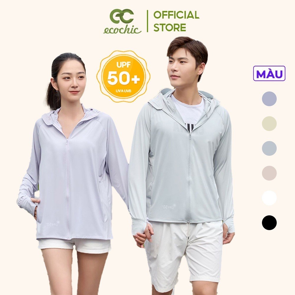 [VER 2025] Áo Chống Nắng ECOCHIC B041 Cao Cấp Chống Tia UV UPF50+ Co Giãn Thoáng Mát