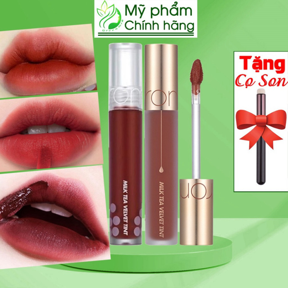 Son Kem Lì Romand Milk Tea Velvet Tint 4 4g Mịn Mượt Như Nhung 02 03 07