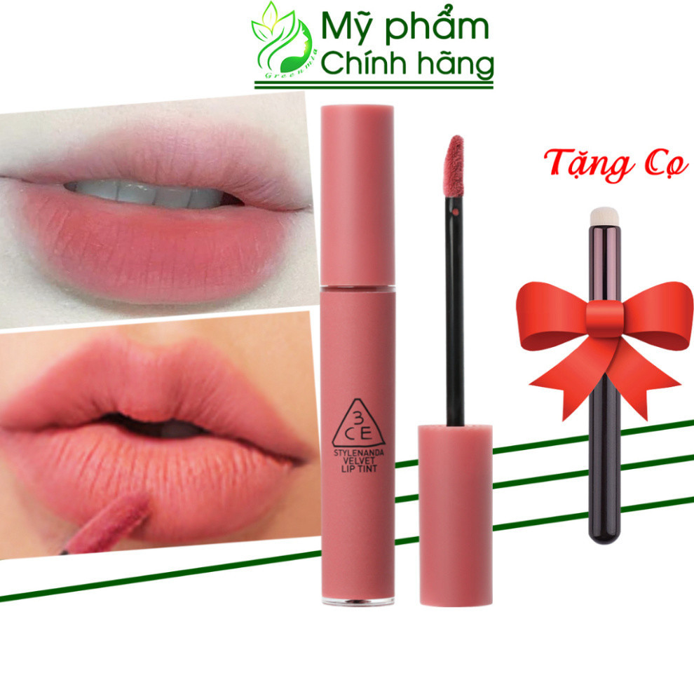 Son Kem Lì 3CE Velvet Lip Tint Near And Dear Màu Hồng Đất Bền Màu Lâu