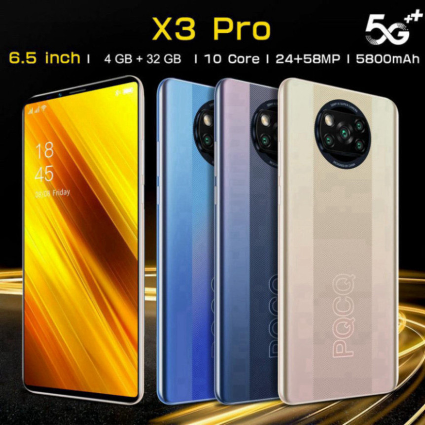 điện Thoại Di Động Poco X3 Pro 5g Chính Hãng 4 32 Gb Màn Hình Hd 6 5 Inch Cấu Hình Siêu đánh