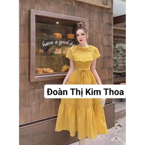 Váy Tơ Nến Đính Hoa Kim Thoa Design