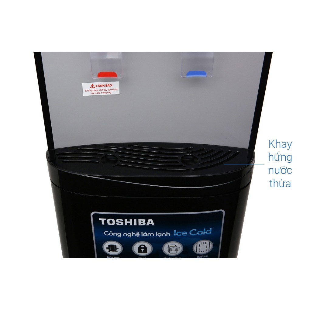 Cây nước nóng lạnh Toshiba RWF-W1669BV - Bình nước 20L lắp âm - Bảo hàng chính hãng 12 tháng