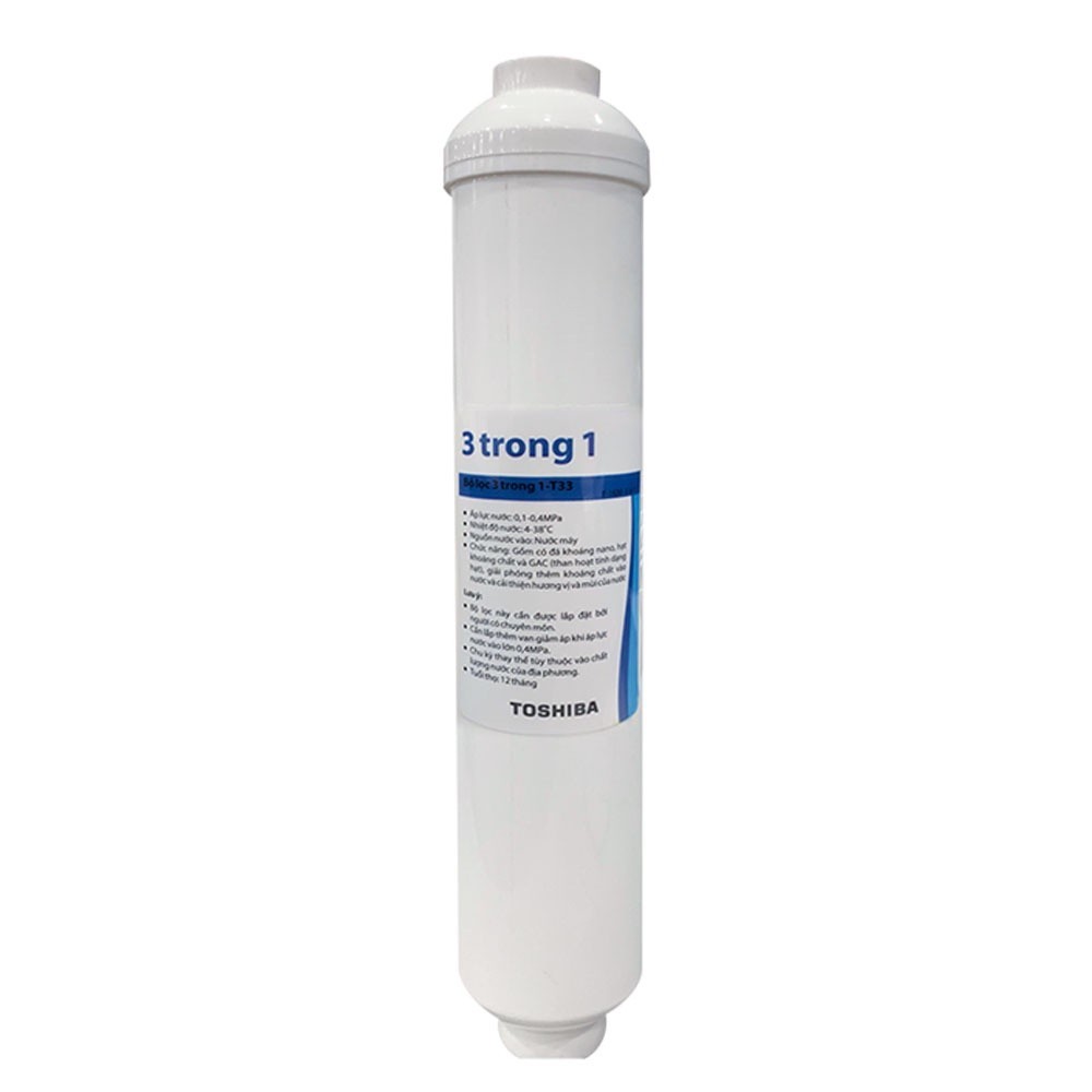 Lõi lọc nước Toshiba 4 lõi chức năng - Thời gian thay lõi 12 tháng - Hàng chính hãng