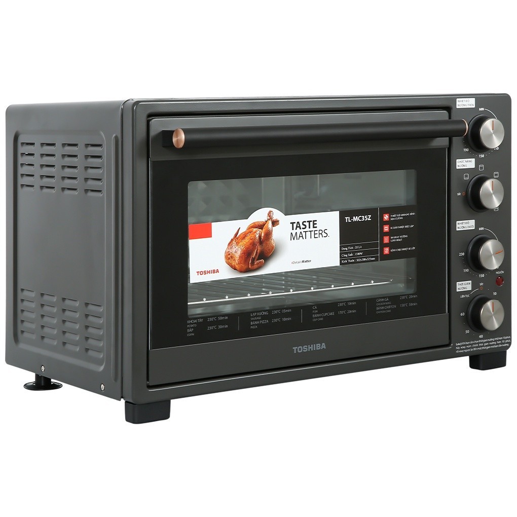 Lò nướng Toshiba TL-MC35Z - Dung tích 35L - Nướng tự động - Bảo hành chính hãng 12 tháng