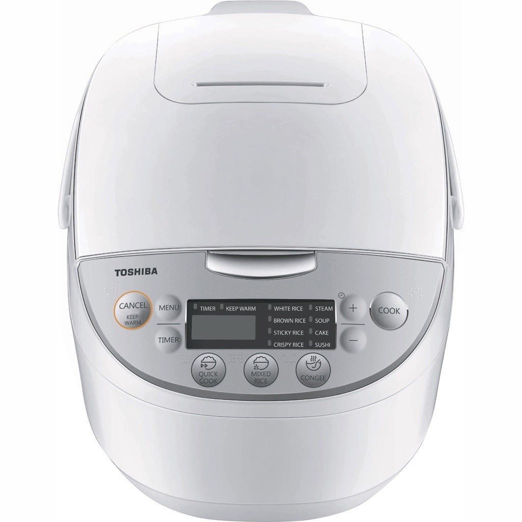 Nồi cơm điện tử Toshiba RC-18DH2PV(W) 1.8L/ RC-10DH2PV(W) 1L - Bảo hành chính hãng 12 tháng