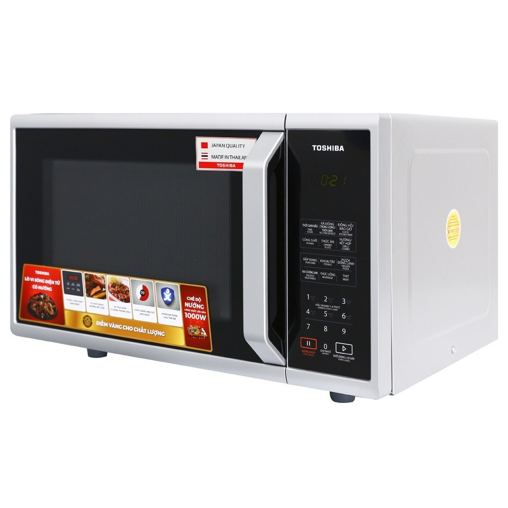 Lò vi sóng có nướng Toshiba ER-SGS23(S1)VN / ER-SGS34(S1)VN - Bảo hành chính hãng 12 tháng