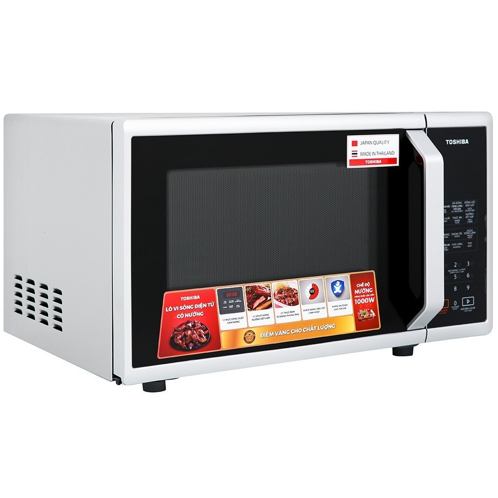 Lò vi sóng có nướng Toshiba ER-SGS23(S1)VN / ER-SGS34(S1)VN - Bảo hành chính hãng 12 tháng
