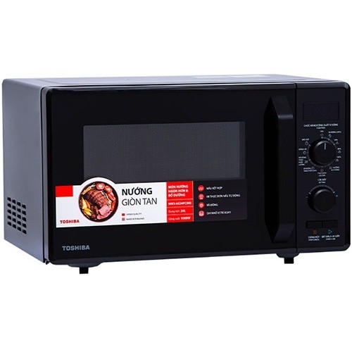 Lò vi sóng có nướng Toshiba MW2-AG24PC(BK) - Dung tích 24L - Bảo hành chính hãng 12 tháng