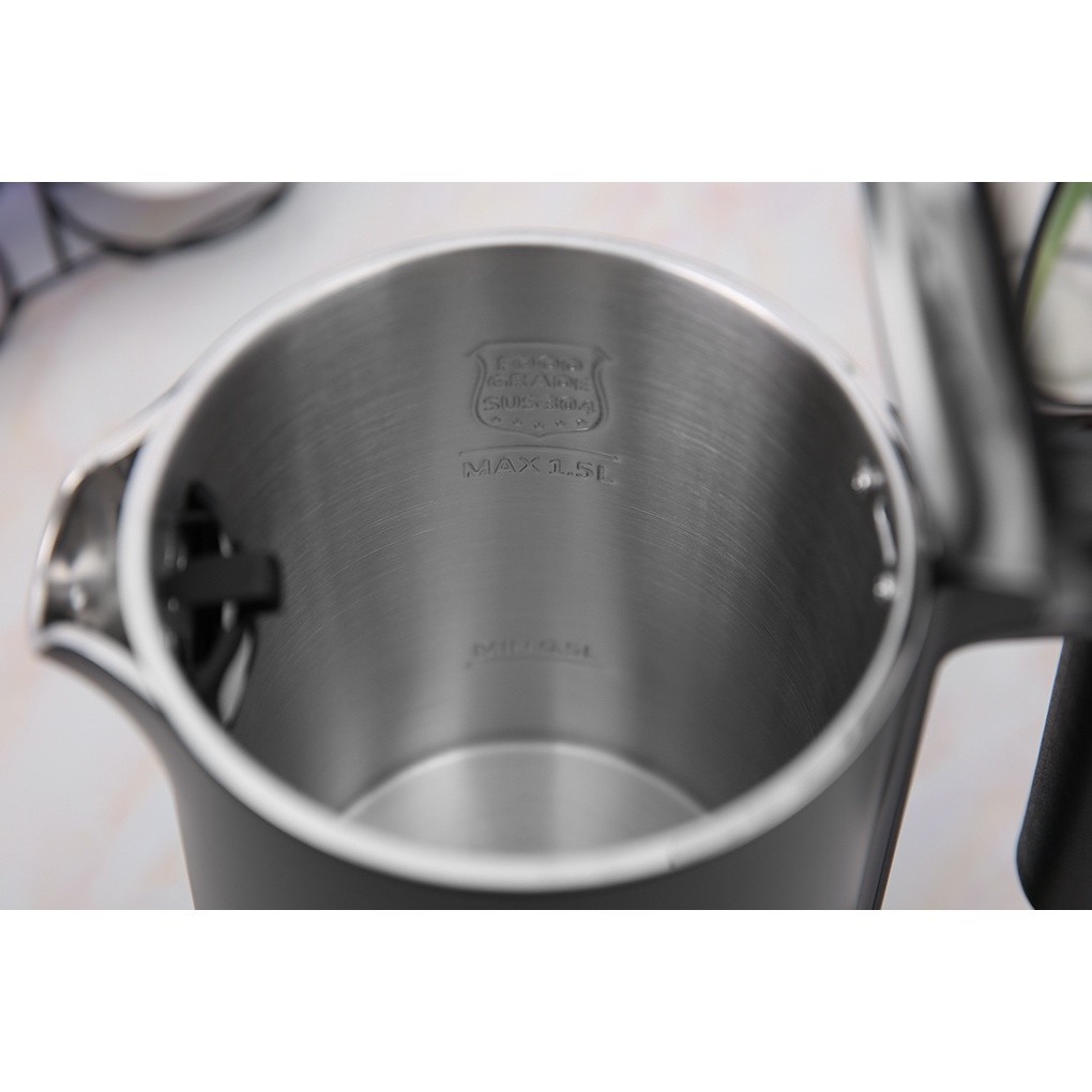 Ấm siêu tốc Toshiba KT-15DS1NV 1.5L - Thân vỏ 2 lớp cách nhiệt - Bảo hành hính hãng 12 tháng
