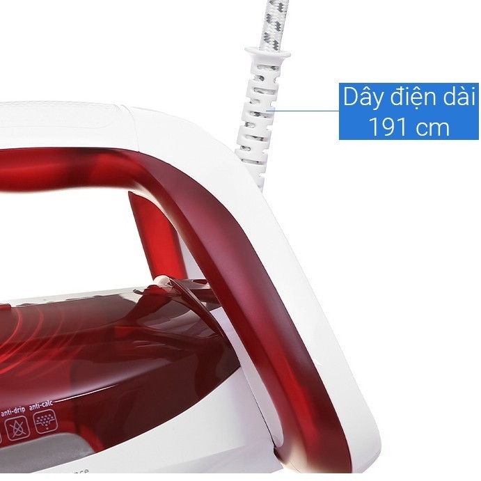Bàn ủi hơi nước Tefal FV5717E0 - Dung tích bình chứa 270ml - Bảo hành chính hãng 24 tháng