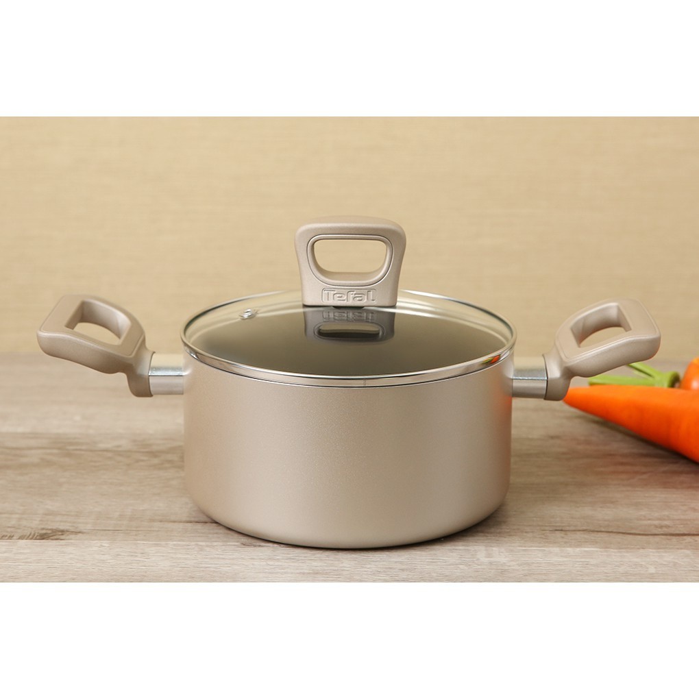 Nồi chống dính Tefal SensationS 24cm (H9104614) - Dùng mọi loại bếp - Bảo hành chính hãng 24 tháng