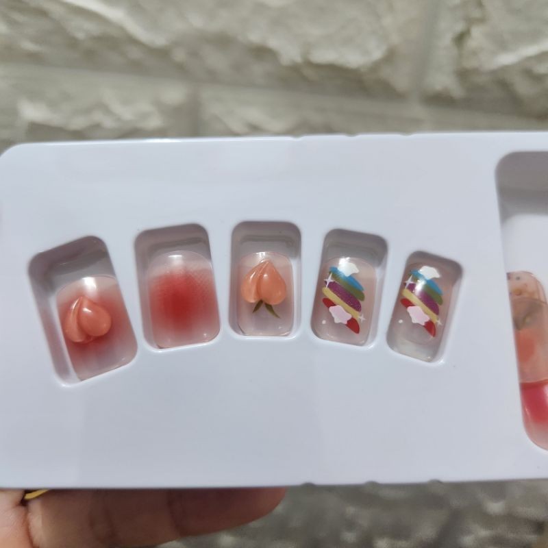 Set 24 móng tay giả, có keo xinh xắn (mẫu 27)