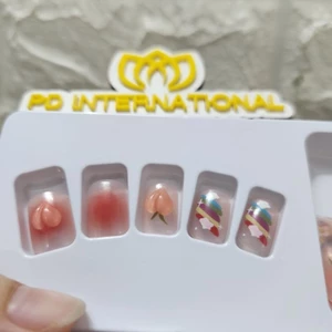 Set 24 móng tay giả, có keo xinh xắn (mẫu 27)