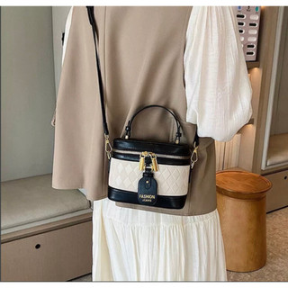 Túi cốp nữ đeo chéo túi trống thiết kế ô trám thời trang phong cách cá tính hiện đại Liistore88  K67