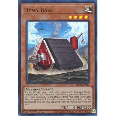 [ Bài Yugioh Chính Hãng ] Dyna Base - BLCR-EN017 - Ultra Rare 1st ...