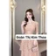 Váy Ren Nude 3D Khoét Ngực Kim Thoa Design Cao Cấp