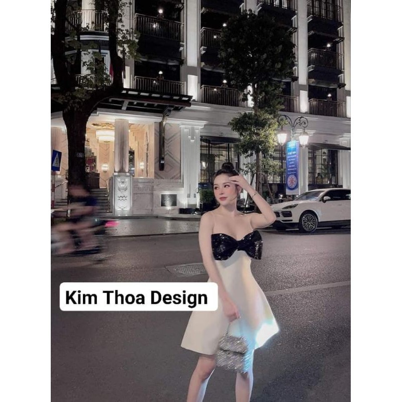 Váy Nơ Đen Kim Sa Kim Thoa Design