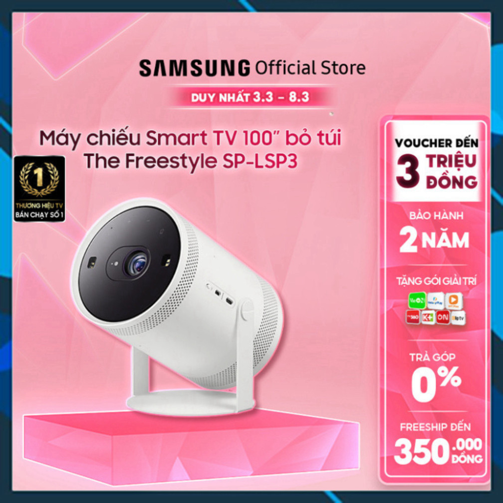 Máy Chiếu Smart Tv 100 Inch Bỏ Túi The Freestyle Splsp3 Hàng Chính Hãng Hàng Chính Hãng 7521