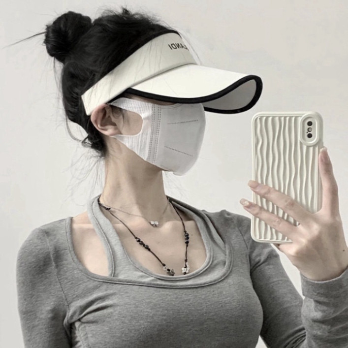 Mũ lưỡi trai thể thao nửa đầu vành rộng chống tia UV cực tốt [ HÀNG LOẠI 1 ]
