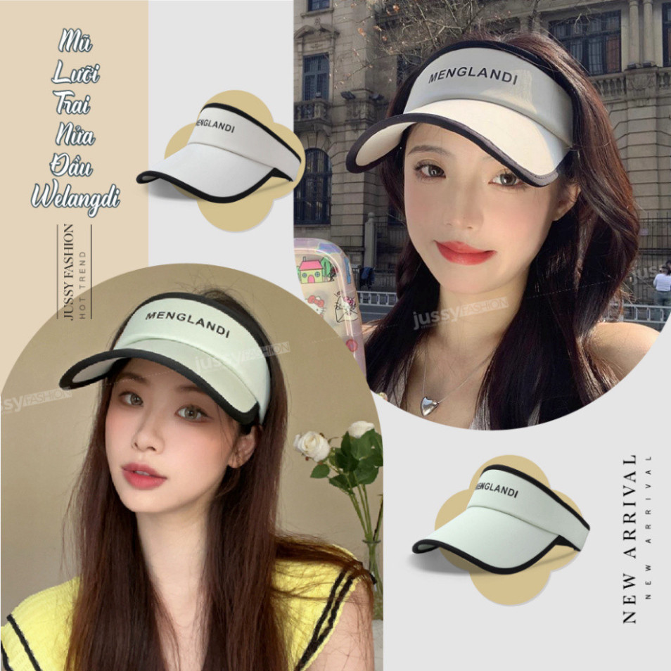 Mũ lưỡi trai thể thao nửa đầu vành rộng chống tia UV cực tốt [ HÀNG LOẠI 1 ]