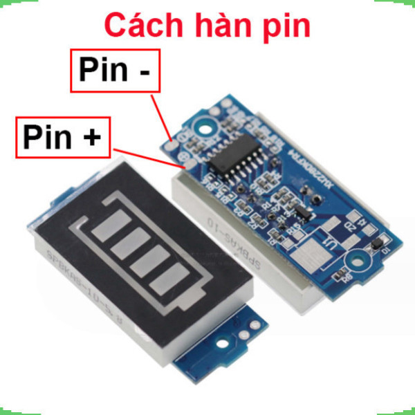 Mạch Led báo mức Pin, báo dung lượng pin Lithium 18650