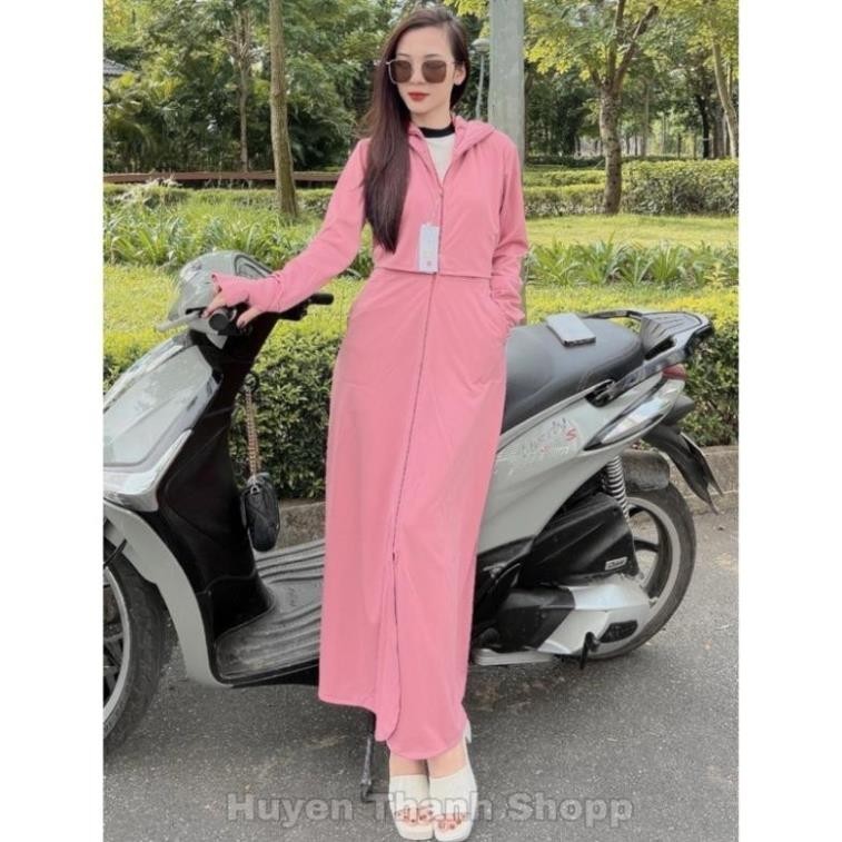 Áo Chống Nắng Toàn Thân Nữ Chất Vải Umi Hàn dáng CROPTOP Chống Tia UV Chất Liệu Vải Co Giãn Thoáng Mát Thấm Hút - XM9X