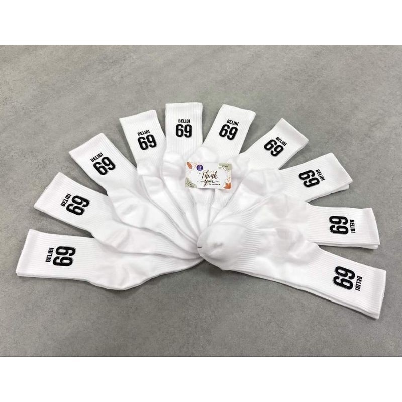 [in theo yêu cầu] Tất dệt kim in theo yêu cầu tên số , clb, logo