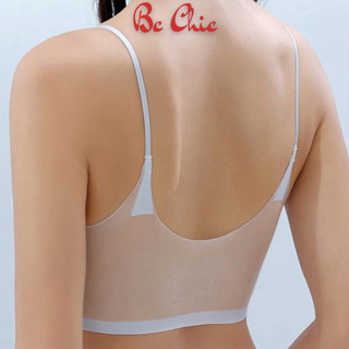 Áo Ngực Thể Thao Bằng Lụa Lạnh Siêu Mỏng Nhẹ Không Gọng Thép Không Đường May Thoải Mái Cho Nữ A 620/ A 025 BC_CHIC LIN