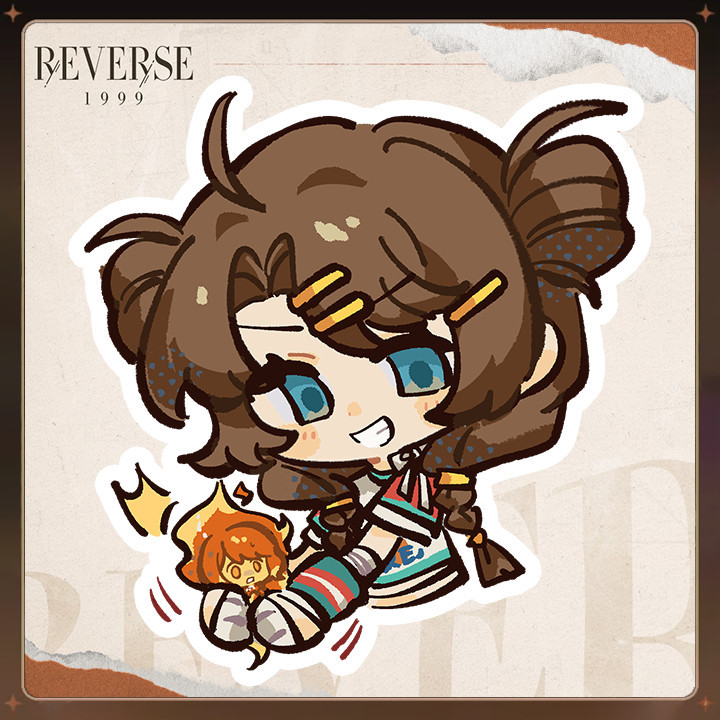 [Reverse 1999] Sticker Chibi Spathodea, Desert Flannel, Ezra và ...