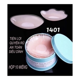 Hộp 5 Đôi Miếng Dán Ngực Silicon Mềm Mại Cho Da B02DANNGUC01
