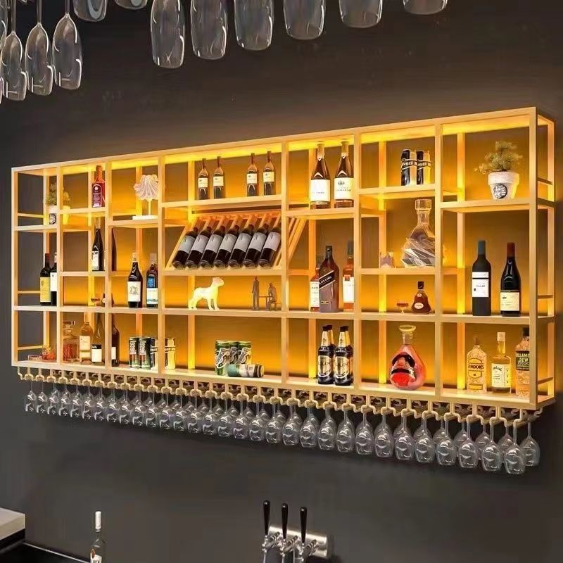 Kệ Rượu Quầy Bar Phòng Khách Kệ Rượu Cao Cấp Kệ Rượu Một Khối Kiểu Treo ...