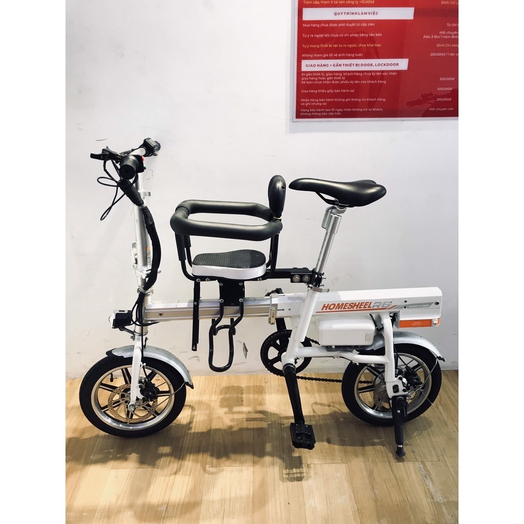 Ghế ngồi phía trước xe đạp, xe đạp điện cho bé HOMESHEEL F1