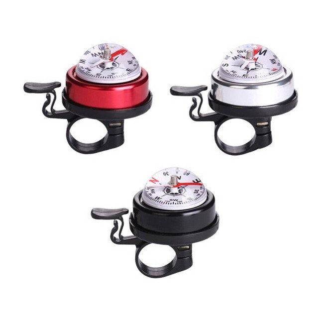 Chuông la bàn Homesheel gắn ghi đông xe đạp điện, xe đạp thể thao, xe đạp thể thao MTB ( Màu bạc)