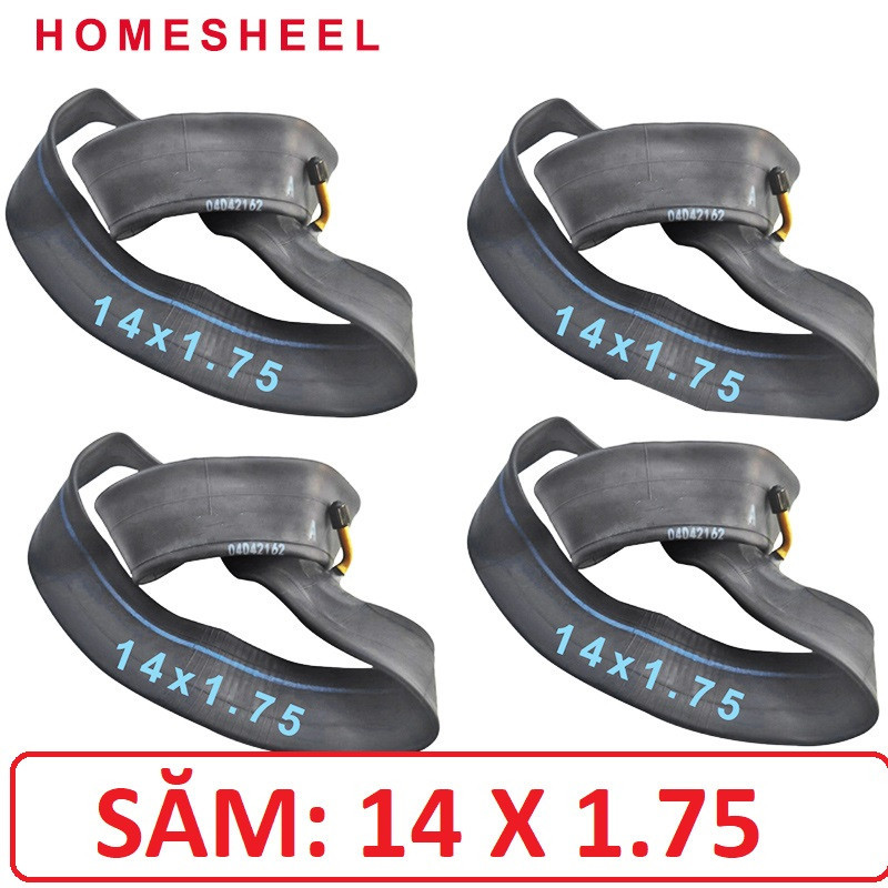 Ruột, xăm, săm xe đạp, đạp điện 14inch chính hãng, chống thủng