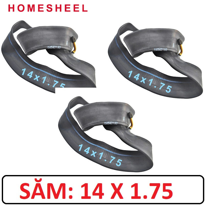 Ruột, xăm, săm xe đạp, đạp điện 14inch chính hãng, chống thủng