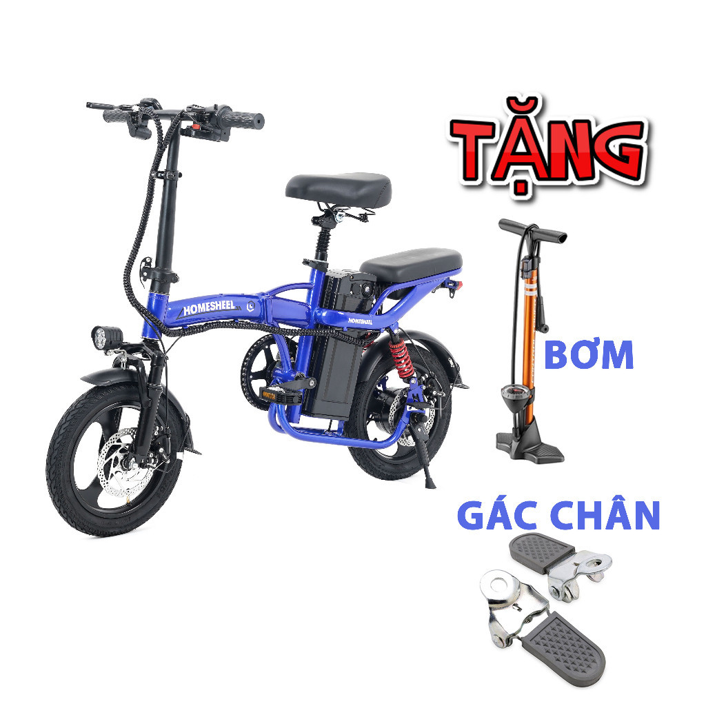 Xe đạp điện gấp gọn Homesheel T5s Plus Bảo hành 24 Tháng