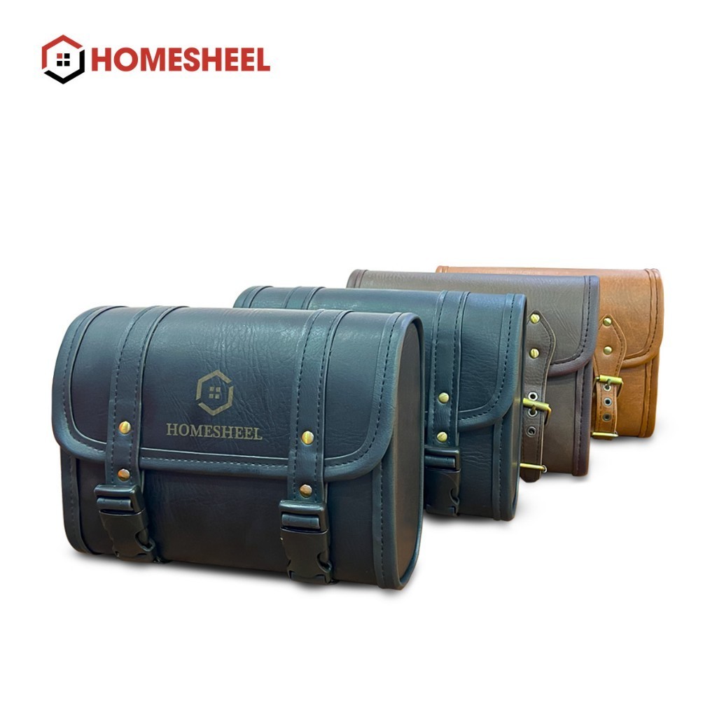 Túi da treo đựng pin dành cho xe đạp Homesheel