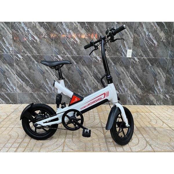 Xe đạp điện gấp Homesheel T6 dành cho học sinh, xe đạp điện mini mới nhất năm nay, bảo hành 2 năm
