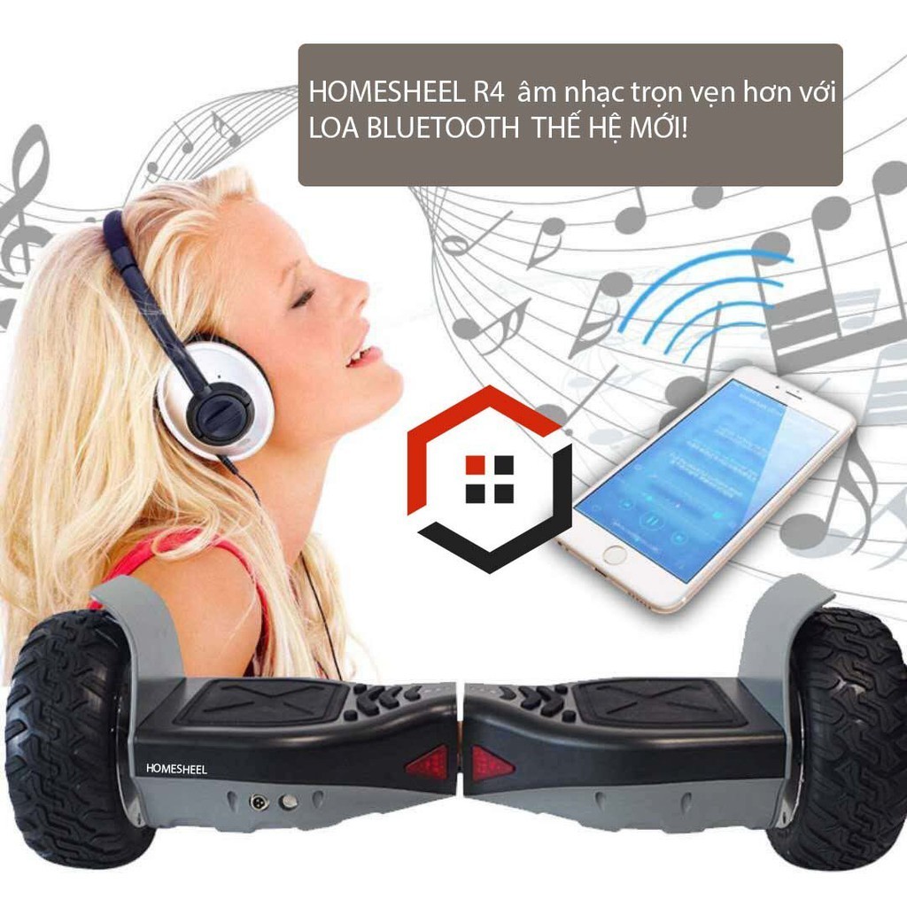 XE ĐIỆN CÂN BẰNG HOMESHEEL R4 - Mới nhất hiện nay